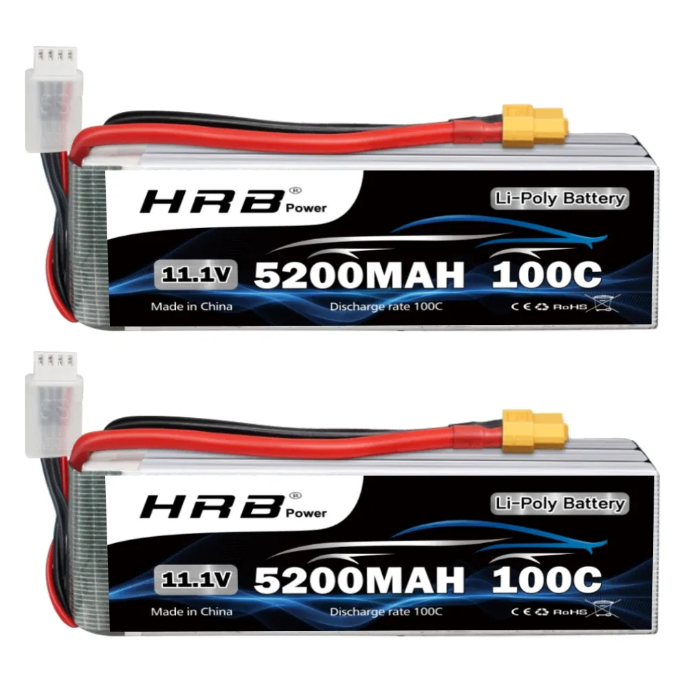 Batterie LiPo 3S 11,1 V 5200 mAh pour modèle RC