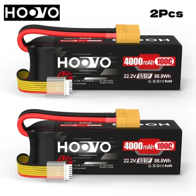 Batterie LiPo 6S 22,2 V 4000 mAh, connecteur XT90
