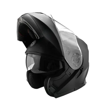 Casque de moto modulable à double visière – image 3