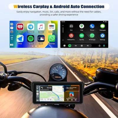 Écran GPS moto sans fil 8,1 pouces – image 3