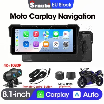 Écran tactile moto avec enregistreur et capteur
