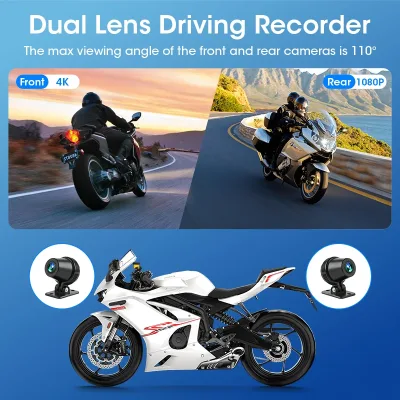 Écran tactile moto avec enregistreur et capteur – image 3