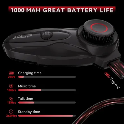 Intercom Bluetooth 5.3 pour casque de moto – image 2