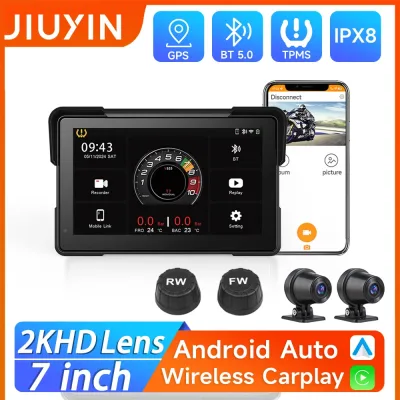 Lecteur multimédia moto écran 18 cm et GPS