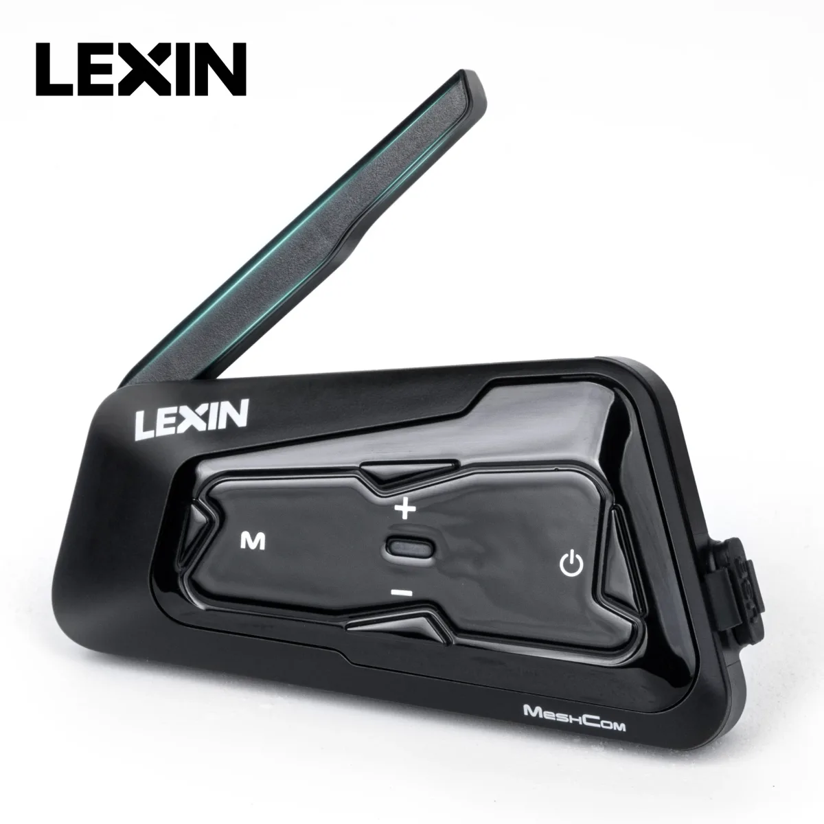 Oreillette interphone Bluetooth maillée pour moto
