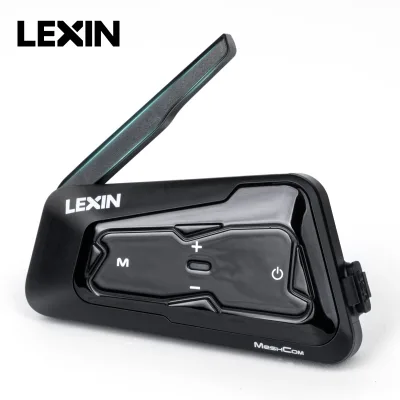 Oreillette interphone Bluetooth maillée pour moto
