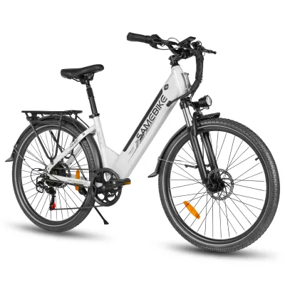 Vélo électrique 7 vitesses, roues de 66 cm – image 2