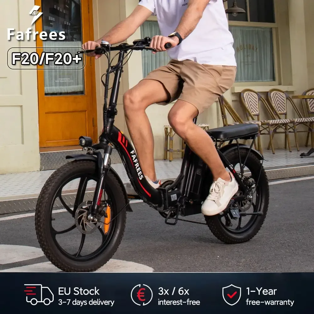 Vélo électrique pliable à pneus larges