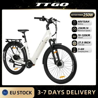 Vélo électrique urbain à 7 vitesses, écran LCD